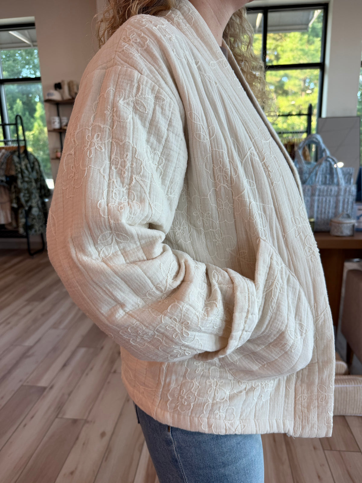 Ivory Embroidered Jacket