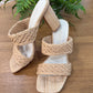 Woven Double Band Heel