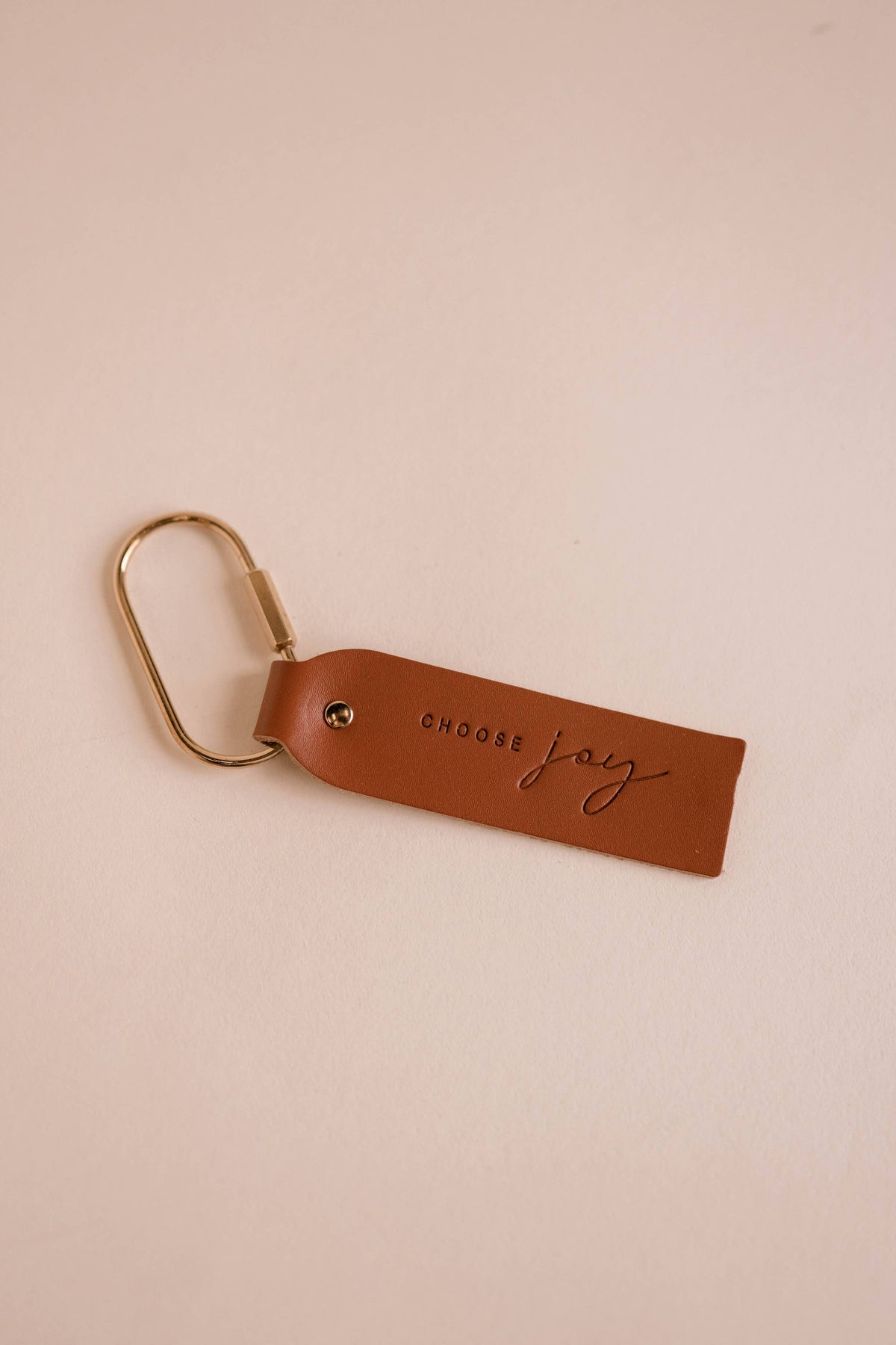 Choose Joy Camel Keychain 