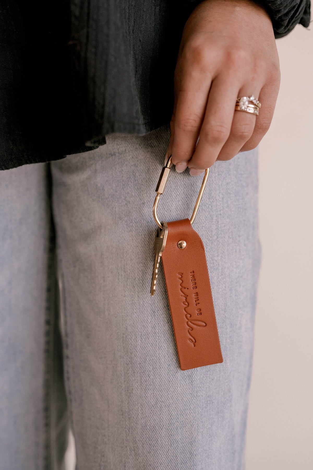 There Will Be Miracles Keychain