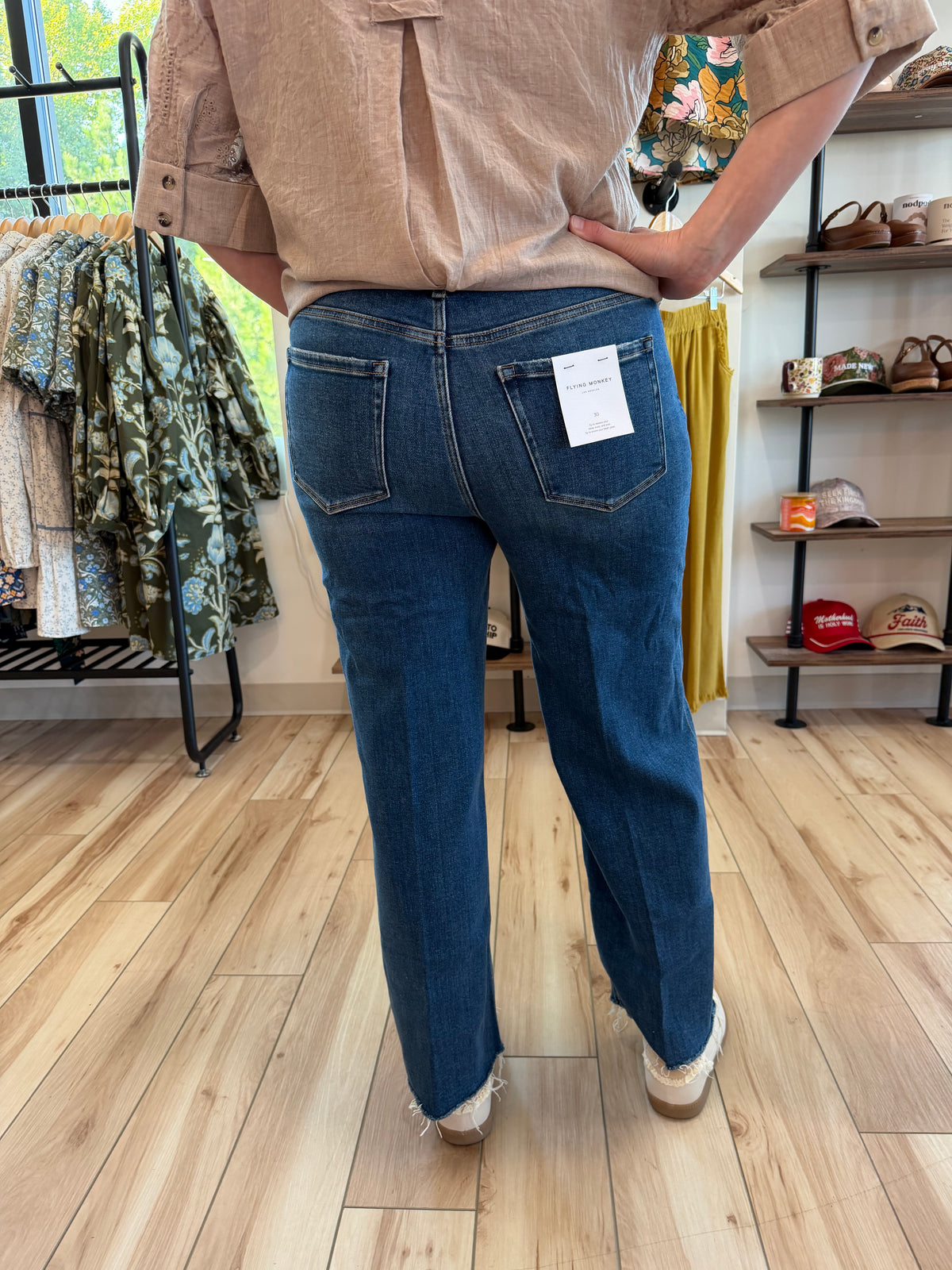 High Rise Wide Leg Jeans
