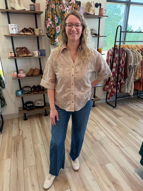 High Rise Wide Leg Jeans