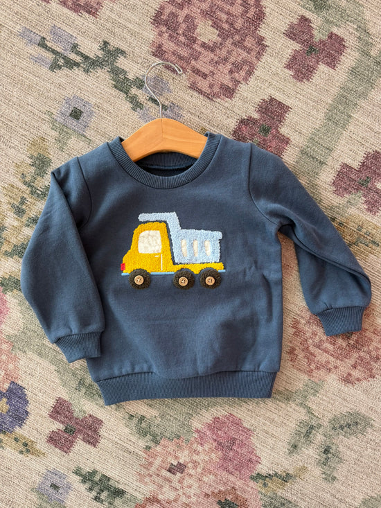 Navy Dumptruck Sweatshirt