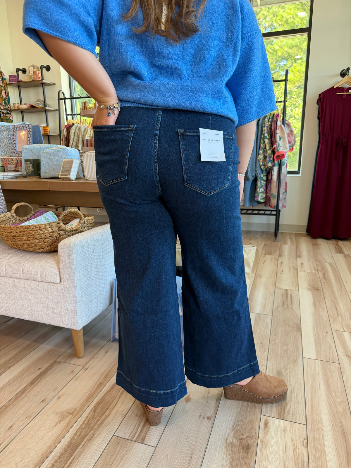 High Rise Dark Wash Jeans