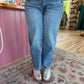 High Rise Dart Barrel Jeans