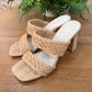 Woven Double Band Heel