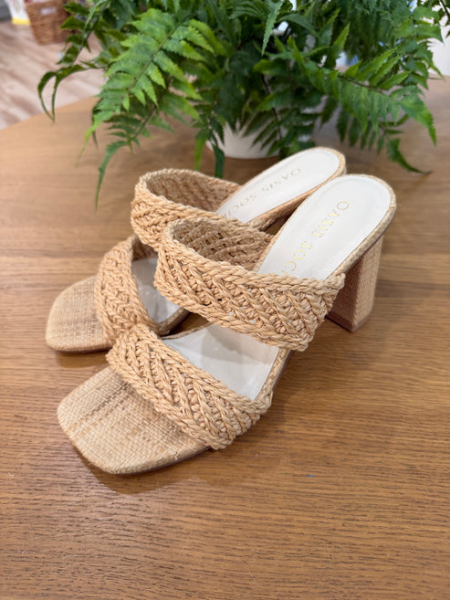 Woven Double Band Heel