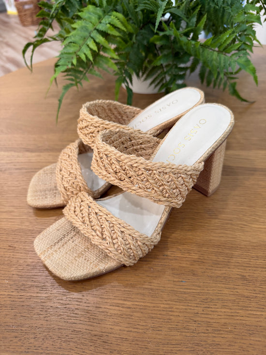 Woven Double Band Heel