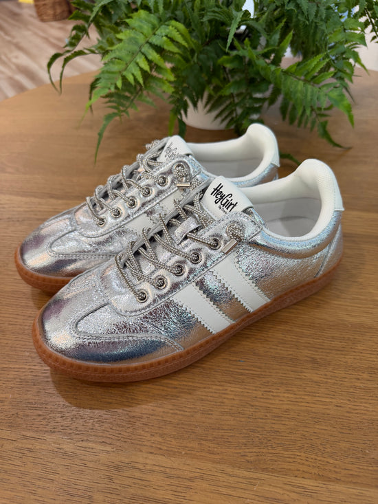 Hey Girl Heads Up - Silver Metallic