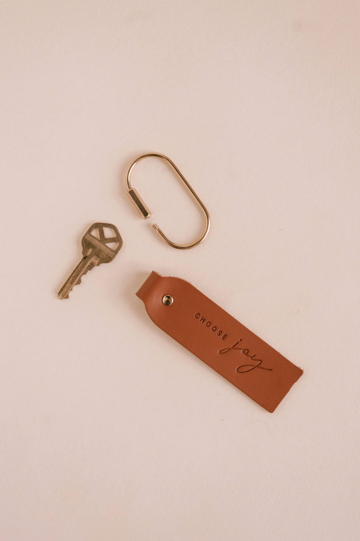 Choose Joy Camel Keychain 