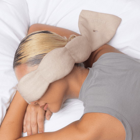 Latte Weighted Sleep Mask
