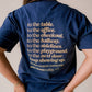 Keep Showing Up Tee - Navy